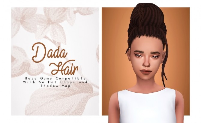 Sims 4 Channelle, Nyah & Dada Hairs at Isjao – working on uni