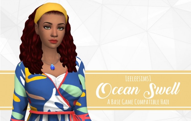 Sims 4 Ocean Swell Hair at leeleesims1