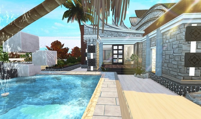 Sims 4 The Waves house at HoangLap’s Sims