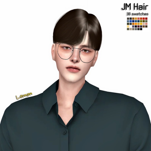 Sims 4 JM Hair at Lemon Sims 4