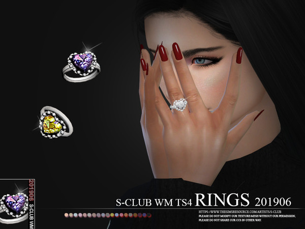 Sims 4 RINGS 201906 by S Club WM at TSR