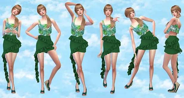Sims 4 Combination Pose 36 at A luckyday