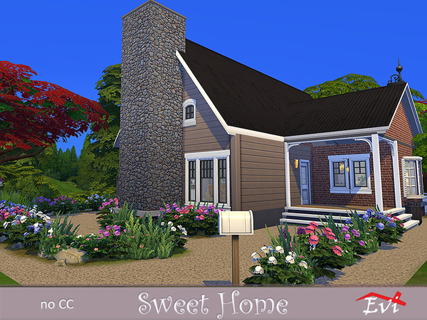 Sims 4 Sweet Home by evi at TSR