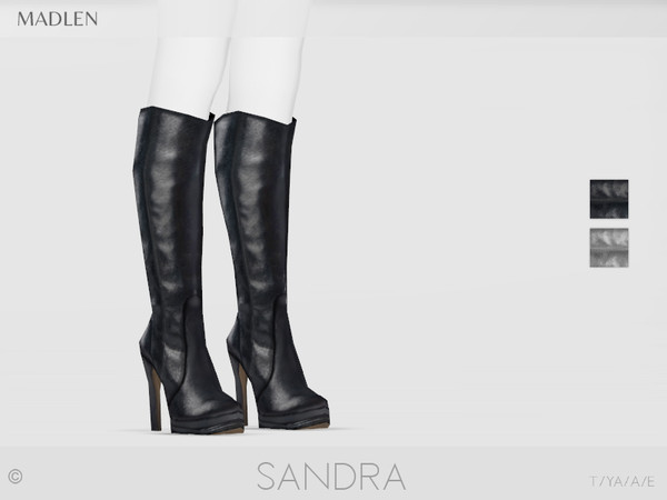 Sims 4 Madlen Sandra Boots by MJ95 at TSR
