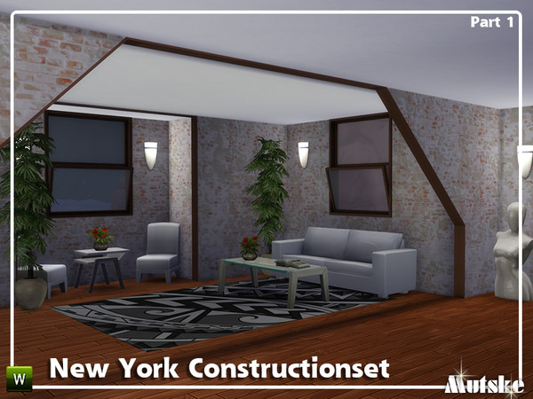 Sims 4 New York Construction set Part 1 by mutske at TSR