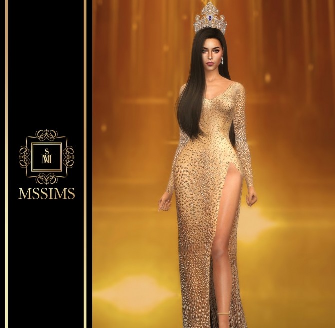 Sims 4 MISS TIFFANY’S UNIVERSE 2019 CROWN (P) at MSSIMS