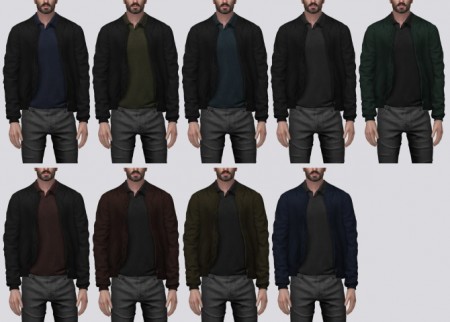 Bomber Jacket (P) at Darte77 » Sims 4 Updates