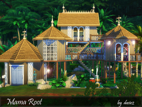 Sims 4 Mama Root house by dasie2 at TSR