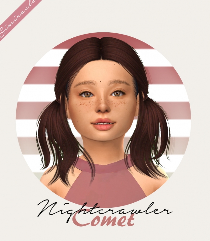 Nightcrawler Lemon Drop Hair Kids Version At Simiracle Sims 4 Updates ...