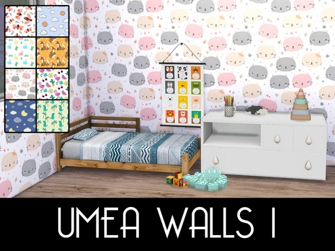 Sims 4 UMEA + UMEA ERDIA walls at MODELSIMS4