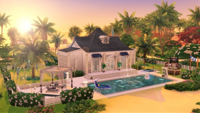 Sims 4 Island House for rent at Agathea k