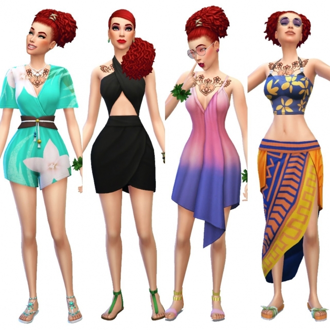 Simone at Agathea-k » Sims 4 Updates