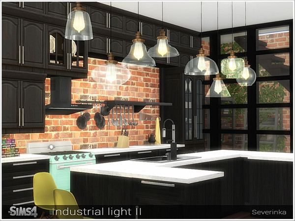 Sims 4 Industrial light II by Severinka at TSR
