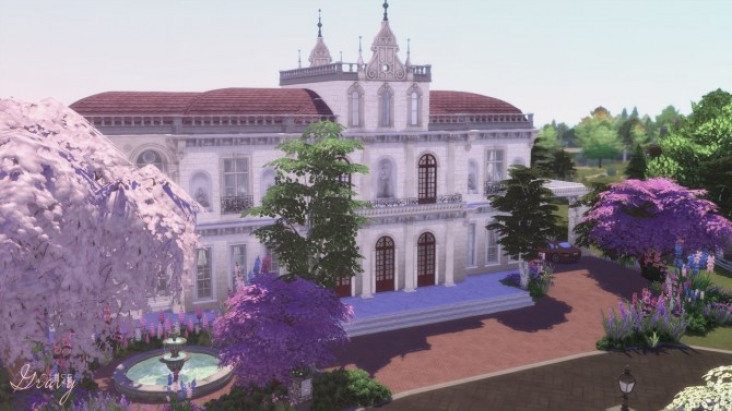Sims 4 Frise palace at GravySims