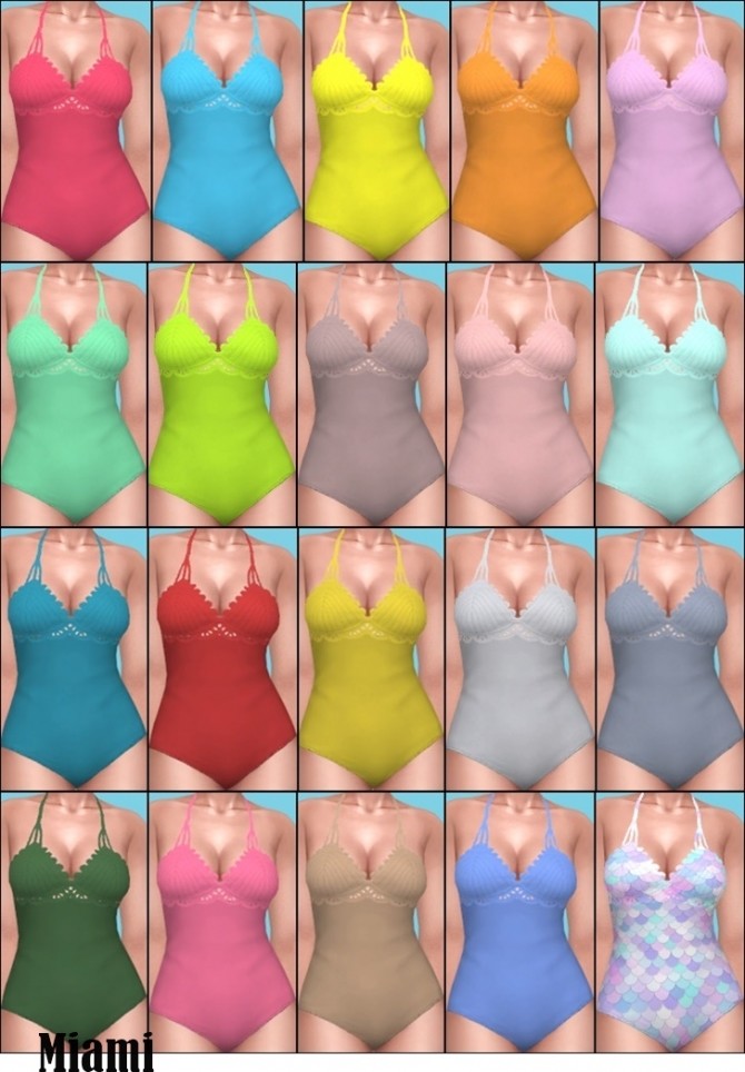 Sims 4 Swimsuits 2019 at Annett’s Sims 4 Welt