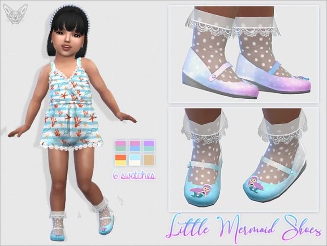 Sims 4 Little Mermaid Shoes For Toddlers at Giulietta