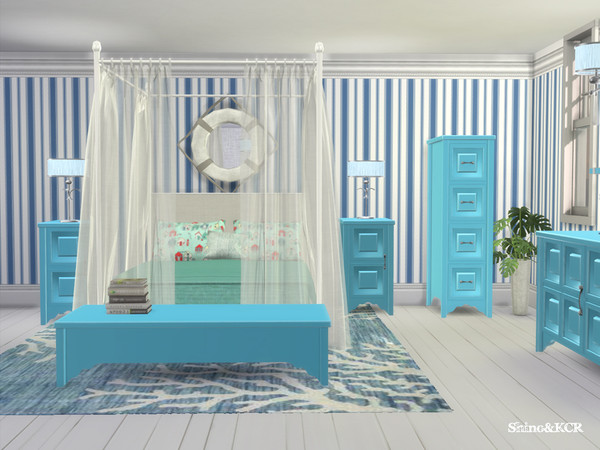 Sims 4 Bedroom Sara by ShinoKCR at TSR