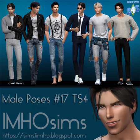 Male Poses #17 at IMHO Sims 4