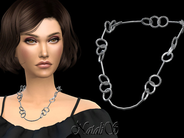 Sims 4 Loop link necklace by NataliS at TSR