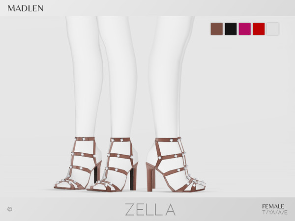 Sims 4 Madlen Zella Shoes by MJ95 at TSR