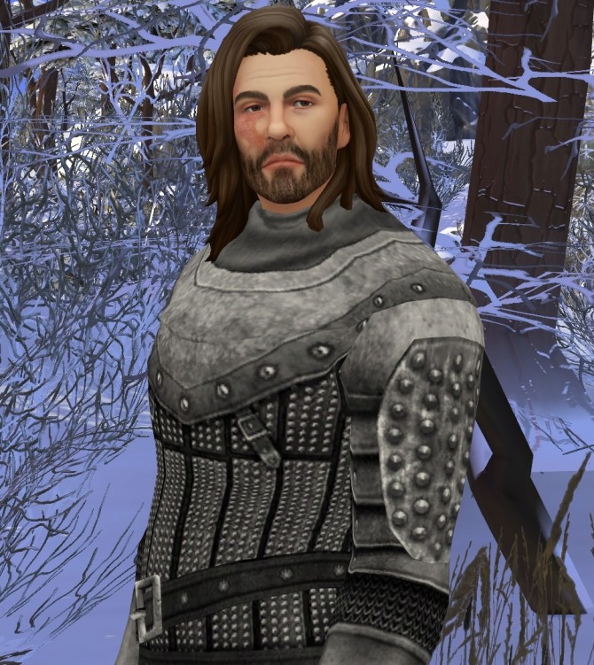 Sims 4 Game of Thrones The Hound Sandor Clegane outfit by HIM666 at Mod The Sims