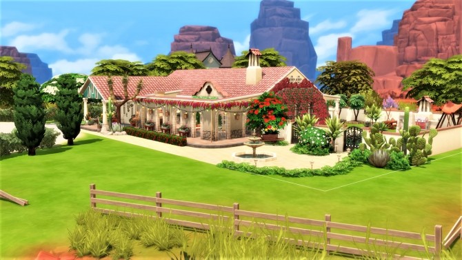 Sims 4 StrangerVille hacienda at Agathea k