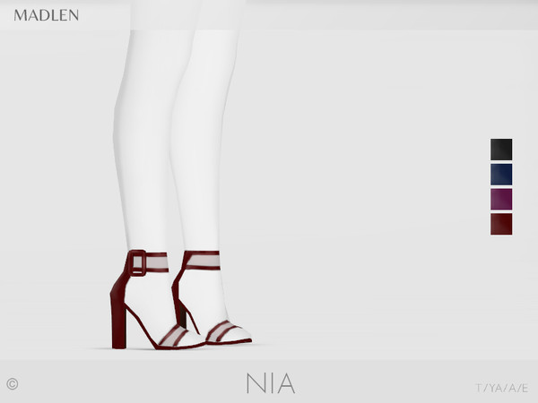 Sims 4 Madlen Nia Shoes by MJ95 at TSR