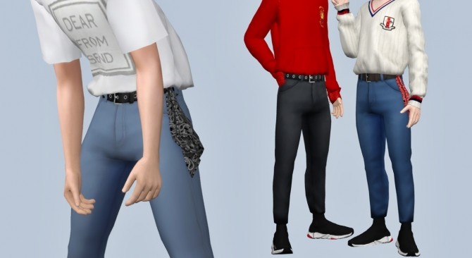 Sims 4 Bandana jeans at Casteru