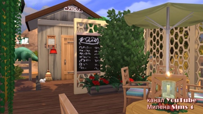 Sims 4 Restaurant On the road at Sims by Mulena