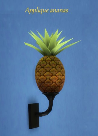 Fruit lamps by Maman Gateau at Sims Artists