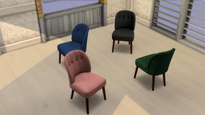 Sims 4 MARGOT DINING CHAIR at Meinkatz Creations