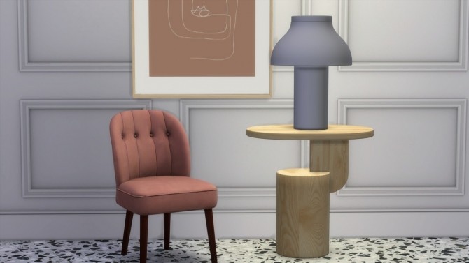 Sims 4 MARGOT DINING CHAIR at Meinkatz Creations