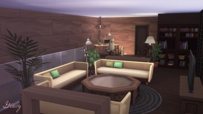 Sims 4 Luxury Volcano Home at GravySims
