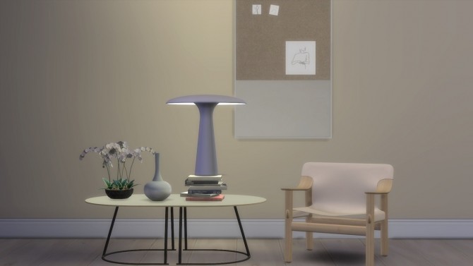 Sims 4 SHELTER TABLE LAMP at Meinkatz Creations