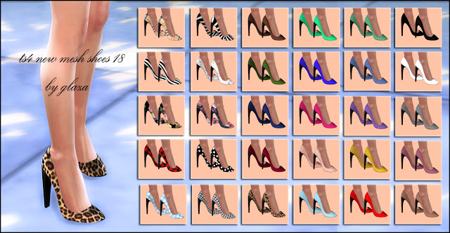 Sims 4 Shoes 18 (P) at All by Glaza