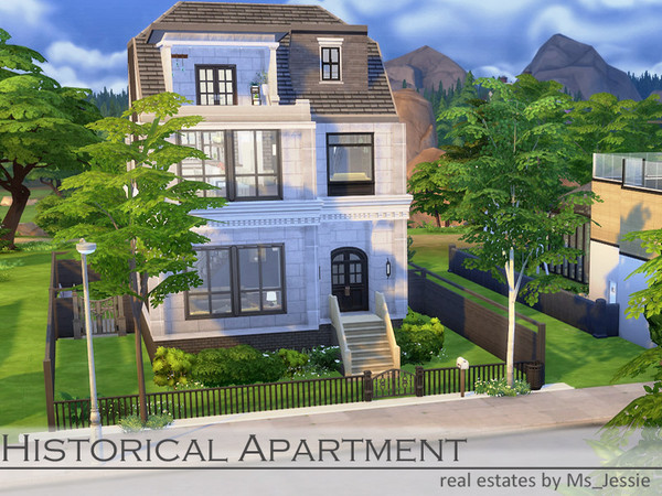 Sims 4 Historical Apartment by Ms Jessie at TSR