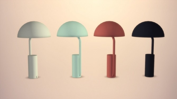 Sims 4 CAP TABLE LAMP (P) at Meinkatz Creations