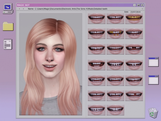 DETAILED TEETH at Magic-bot » Sims 4 Updates