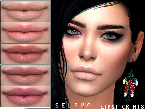 Sims 4 Lipstick N18 by Seleng at TSR