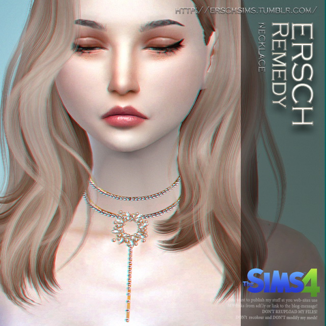 Sims 4 Remedy Necklace at ErSch Sims