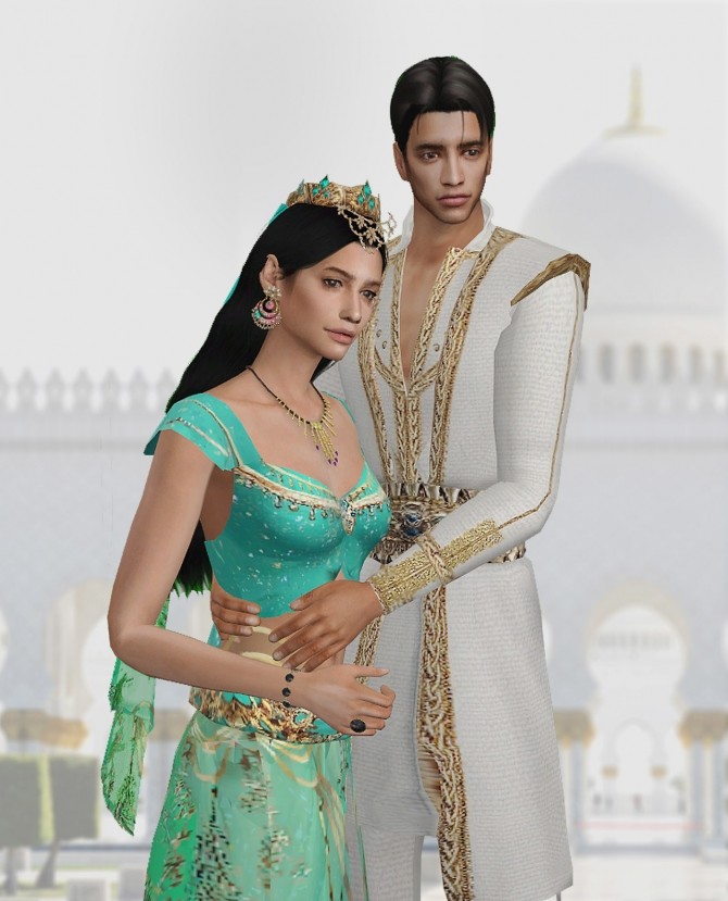 Sims 4 Aladdin costume at HoangLap’s Sims