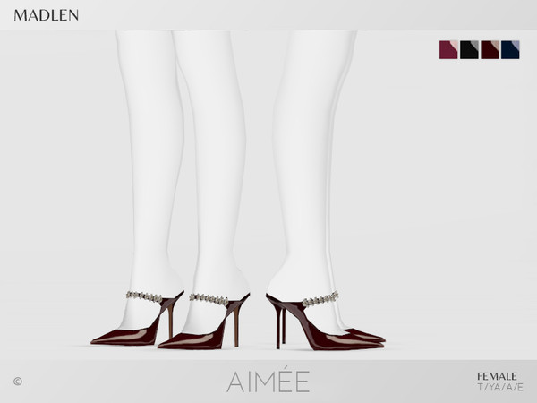 Sims 4 Madlen Aimee Shoes by MJ95 at TSR