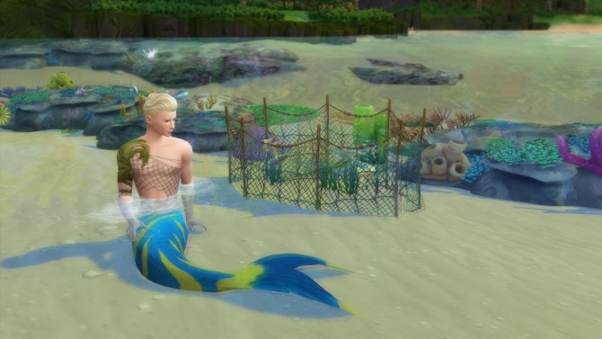 Sims 4 Sulani ocean fishing net by Serinion at Mod The Sims