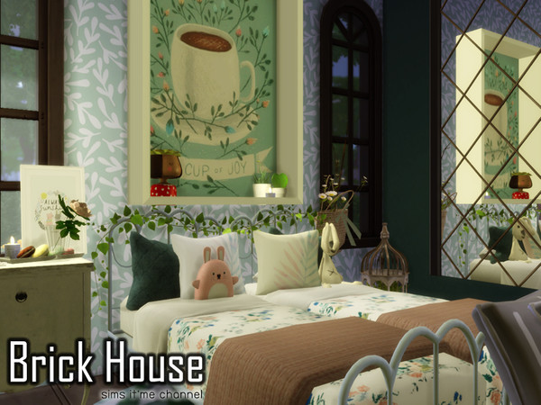 Sims 4 Brick House by sims itme at TSR