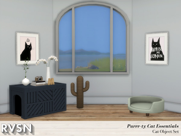 Sims 4 Purrr fect Cat Essentials Set by RAVASHEEN at TSR
