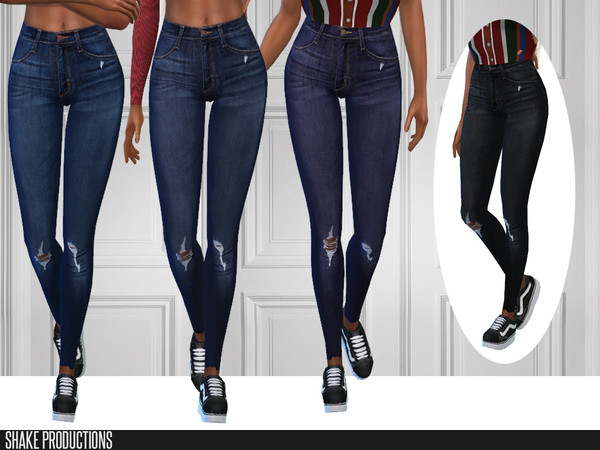 296 SET 4 jeans by ShakeProductions at TSR » Sims 4 Updates