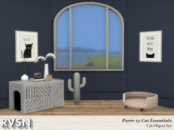 Sims 4 Purrr fect Cat Essentials Set by RAVASHEEN at TSR