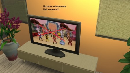 No More Kids TV by Anonymouse85 at Mod The Sims
