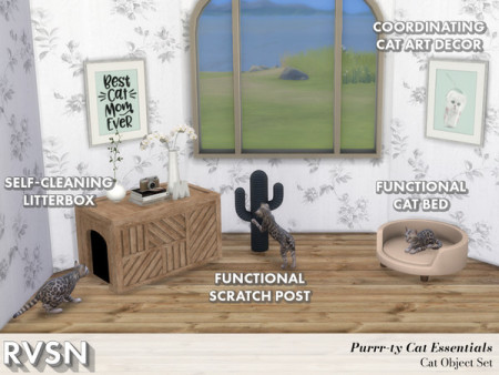 Purrr-fect Cat Essentials Set by RAVASHEEN at TSR