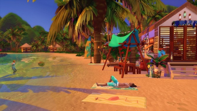 Sims 4 Coconut Beach by Angerouge at Studio Sims Creation
